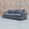 The Oakville Fabric Three Seat Sofa - Charcoal available to purchase from Warehouse Furniture Clearance at our next sale event.