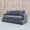 The Oakville Fabric Two Seat Sofa - Charcoal available to purchase from Warehouse Furniture Clearance at our next sale event.