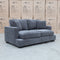 The Oakville Fabric Two Seat Sofa - Charcoal available to purchase from Warehouse Furniture Clearance at our next sale event.