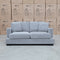 The Oakville Fabric Two Seat Sofa - Smoke available to purchase from Warehouse Furniture Clearance at our next sale event.