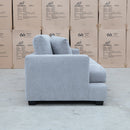 The Oakville Fabric Two Seat Sofa - Smoke available to purchase from Warehouse Furniture Clearance at our next sale event.