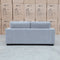 The Oakville Fabric Two Seat Sofa - Smoke available to purchase from Warehouse Furniture Clearance at our next sale event.