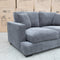 The Oakville Fabric Two Seat Sofa - Charcoal available to purchase from Warehouse Furniture Clearance at our next sale event.