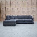 The Oakville Corner Chaise Lounge - Charcoal available to purchase from Warehouse Furniture Clearance at our next sale event.