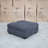 The Oakville Fabric Ottoman - Charcoal