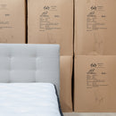 The Bailey Queen Upholstered Bed - Wheat - In Store Purchase Only available to purchase from Warehouse Furniture Clearance at our next sale event.