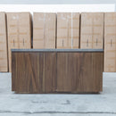 The Oatley Dark Concrete Buffet available to purchase from Warehouse Furniture Clearance at our next sale event.