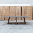 The Oatley 240cm Dark Concrete Dining Table available to purchase from Warehouse Furniture Clearance at our next sale event.