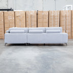 The Odette RHF Corner Chaise Lounge - Slate available to purchase from Warehouse Furniture Clearance at our next sale event.