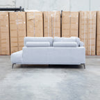 The Odette RHF Corner Chaise Lounge - Slate available to purchase from Warehouse Furniture Clearance at our next sale event.