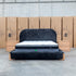 The Okina King Upholstered Bed - Black
