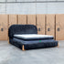 The Okina King Upholstered Bed - Black