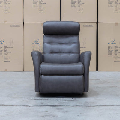 The La-Z-Boy Olav Large Power Rocker Recliner Swivel Chair - Aurora Charcoal available to purchase from Warehouse Furniture Clearance at our next sale event.