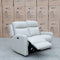 The Olsen Dual-Motor Two Seat Recliner Suite - Beige Leather available to purchase from Warehouse Furniture Clearance at our next sale event.