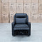 The Olsen Dual-Motor Recliner - Black Leather available to purchase from Warehouse Furniture Clearance at our next sale event.