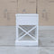 The Hampton 1 Drawer Bedside - Style 3 available to purchase from Warehouse Furniture Clearance at our next sale event.