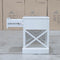 The Hampton 1 Drawer Bedside - Style 3 available to purchase from Warehouse Furniture Clearance at our next sale event.