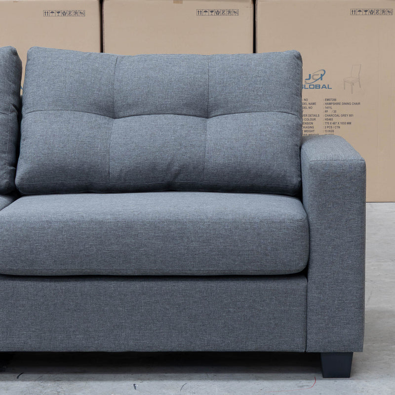 Vendi 3 + 2 Seat Fabric Sofa Pair - Tigo