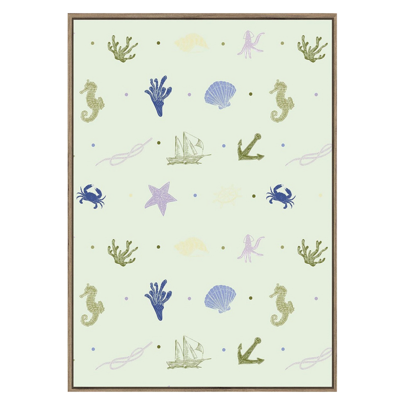 The Rayell Pacific Wall Art - Sage Green - FBA63 - Available Instore Only available to purchase from Warehouse Furniture Clearance at our next sale event.