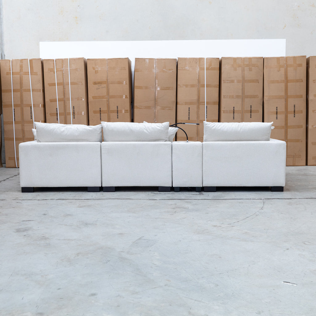 The Paige Reversible Chaise Lounge - Oat available to purchase from Warehouse Furniture Clearance at our next sale event.