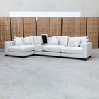 The Paige Reversible Chaise Lounge - Oat available to purchase from Warehouse Furniture Clearance at our next sale event.