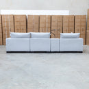 The Paige Reversible Chaise Lounge - Silver available to purchase from Warehouse Furniture Clearance at our next sale event.