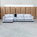 The Paige Reversible Chaise Lounge - Silver available to purchase from Warehouse Furniture Clearance at our next sale event.