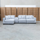 The Paige Reversible Chaise Lounge - Silver available to purchase from Warehouse Furniture Clearance at our next sale event.