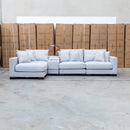 The Paige Reversible Chaise Lounge - Silver available to purchase from Warehouse Furniture Clearance at our next sale event.