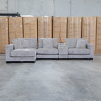 The Paige Reversible Chaise Lounge - Bark available to purchase from Warehouse Furniture Clearance at our next sale event.