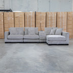 The Paige Reversible Chaise Lounge - Bark available to purchase from Warehouse Furniture Clearance at our next sale event.