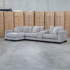 The Paige Reversible Chaise Lounge - Bark available to purchase from Warehouse Furniture Clearance at our next sale event.