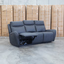 Palm Cove Three Seater Triple Motor Electric Recliner Lounge - Coal