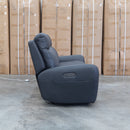 Palm Cove Three Seater Triple Motor Electric Recliner Lounge - Coal