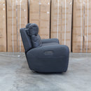 Palm Cove Three Seater Triple Motor Electric Recliner Lounge - Coal