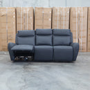 Palm Cove Three Seater Triple Motor Electric Recliner Lounge - Coal