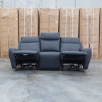 The Palm Cove Three Seater Triple Motor Electric Recliner Lounge - Coal available to purchase from Warehouse Furniture Clearance at our next sale event.