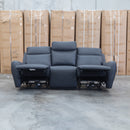Palm Cove Three Seater Triple Motor Electric Recliner Lounge - Coal