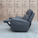 The Palm Cove Three Seater Triple Motor Electric Recliner Lounge - Charcoal available to purchase from Warehouse Furniture Clearance at our next sale event.