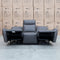 The Palm Cove Three Seater Triple Motor Electric Recliner Lounge - Charcoal available to purchase from Warehouse Furniture Clearance at our next sale event.