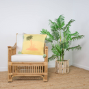 The Rayell Palm Tree Cushion - UNI26- Available Instore Only available to purchase from Warehouse Furniture Clearance at our next sale event.