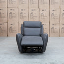 The Palm Cove Triple Motor Electric Recliner - Charcoal available to purchase from Warehouse Furniture Clearance at our next sale event.