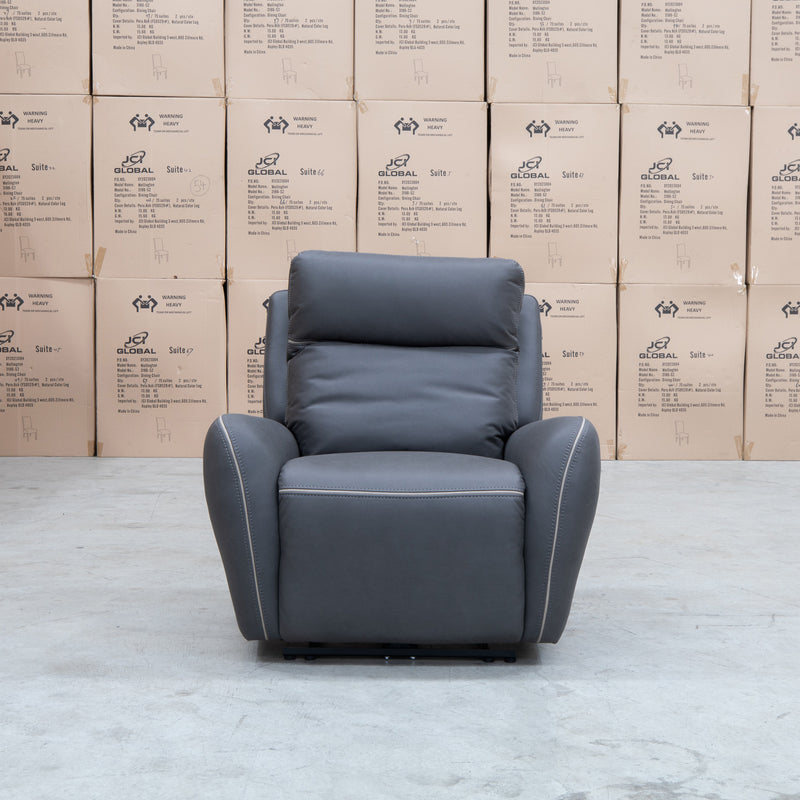 The Palm Cove Triple Motor Electric Recliner - Charcoal available to purchase from Warehouse Furniture Clearance at our next sale event.