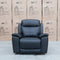 The Panama Triple Motor Electric Single Recliner - Black Leather available to purchase from Warehouse Furniture Clearance at our next sale event.