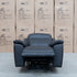 The Panama Triple Motor Electric Single Recliner - Black Leather