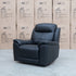 The Panama Triple Motor Electric Single Recliner - Black Leather
