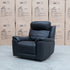 The Panama Triple Motor Electric Single Recliner - Black Leather