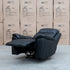 The Panama Triple Motor Electric Single Recliner - Black Leather