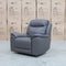 The Panama Triple Motor Electric Single Recliner - Storm Leather available to purchase from Warehouse Furniture Clearance at our next sale event.