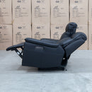 The Panama Two Seater Triple Motor Electric Recliner Lounge - Black Leather available to purchase from Warehouse Furniture Clearance at our next sale event.